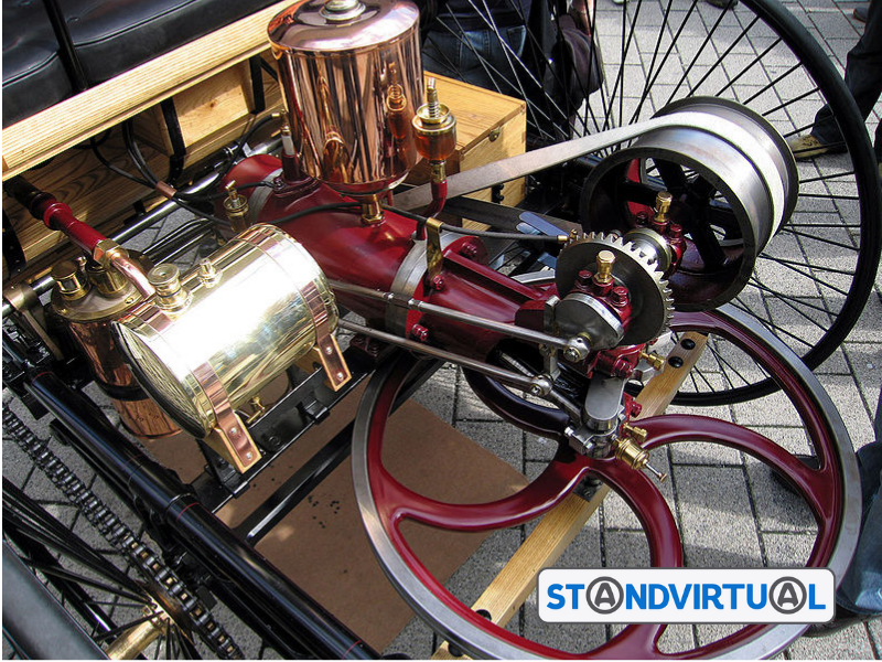 motor do primeiro veículo a combustão de Karl Friedrich Benz