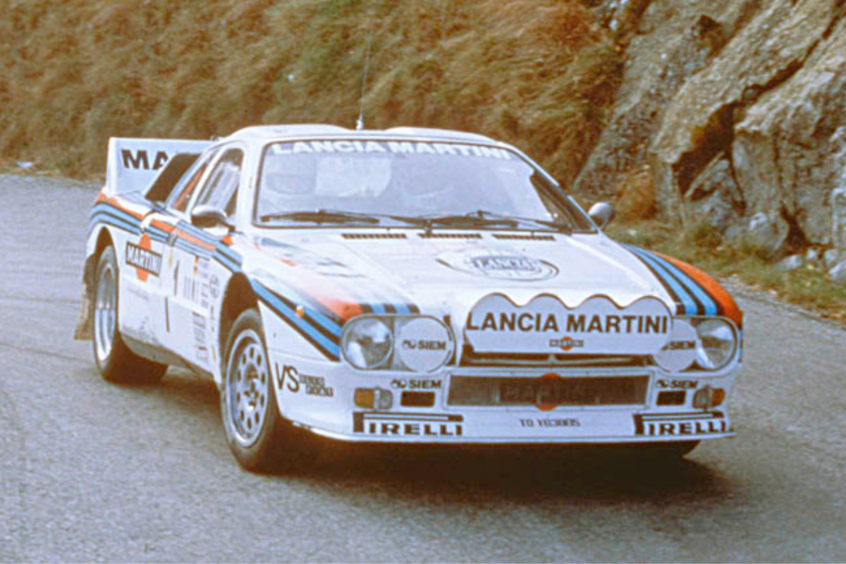 Carros míticos de rali Lancia 037