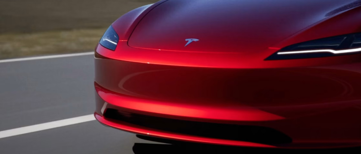 Novo Tesla Model 3 design