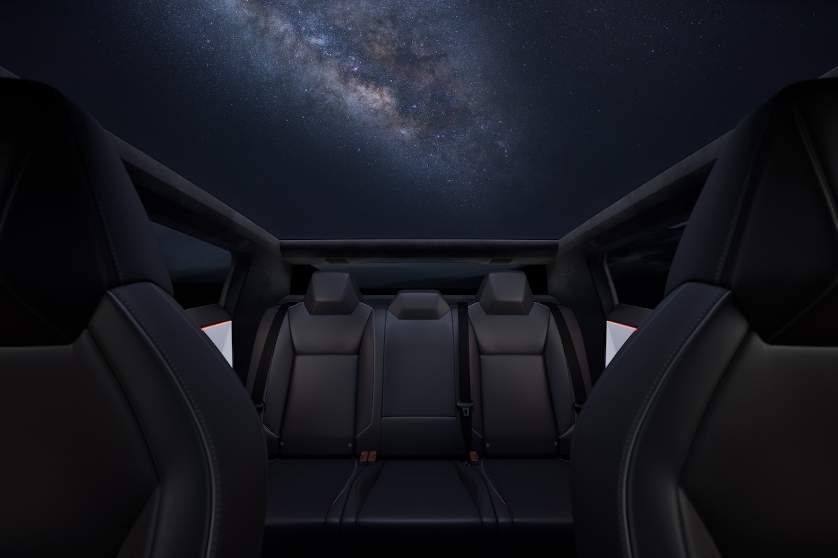 Tesla Cybertruck espaço interior