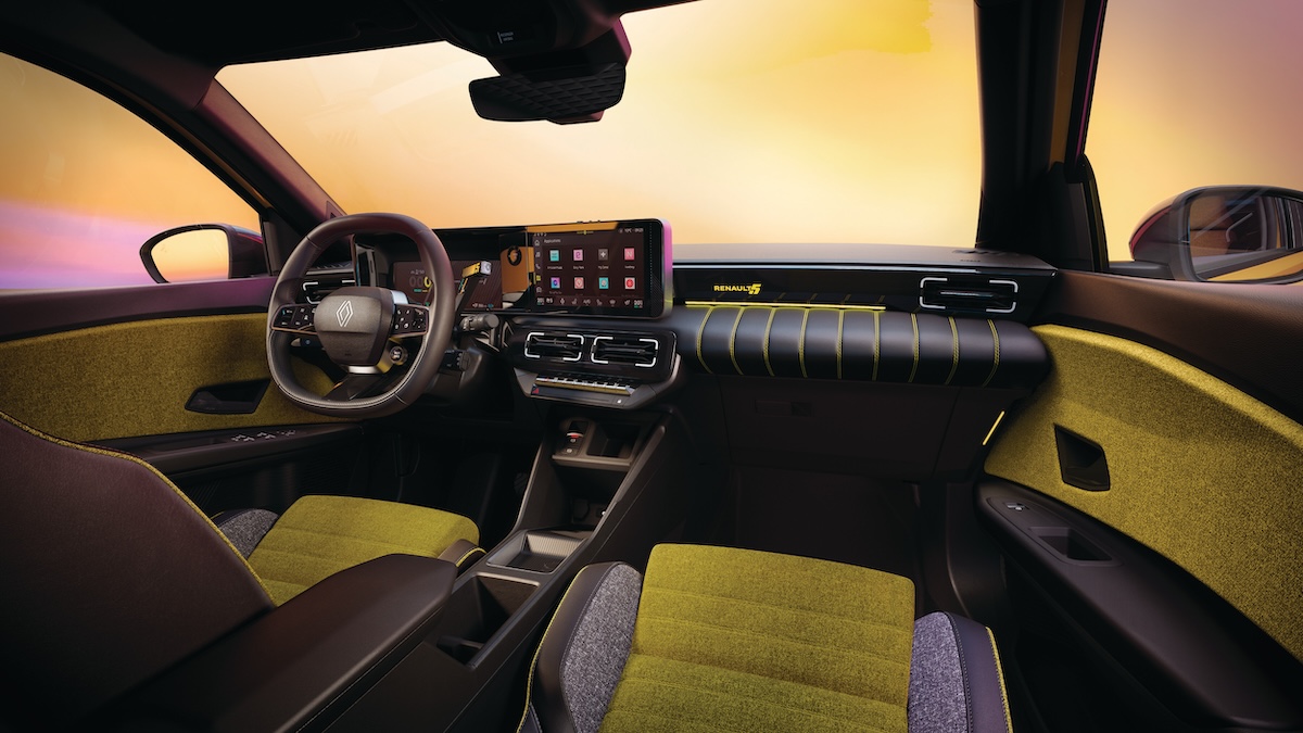 Novo Renault 5 E-Tech electric interior