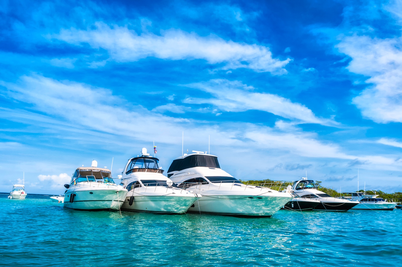 Barcos ancorados