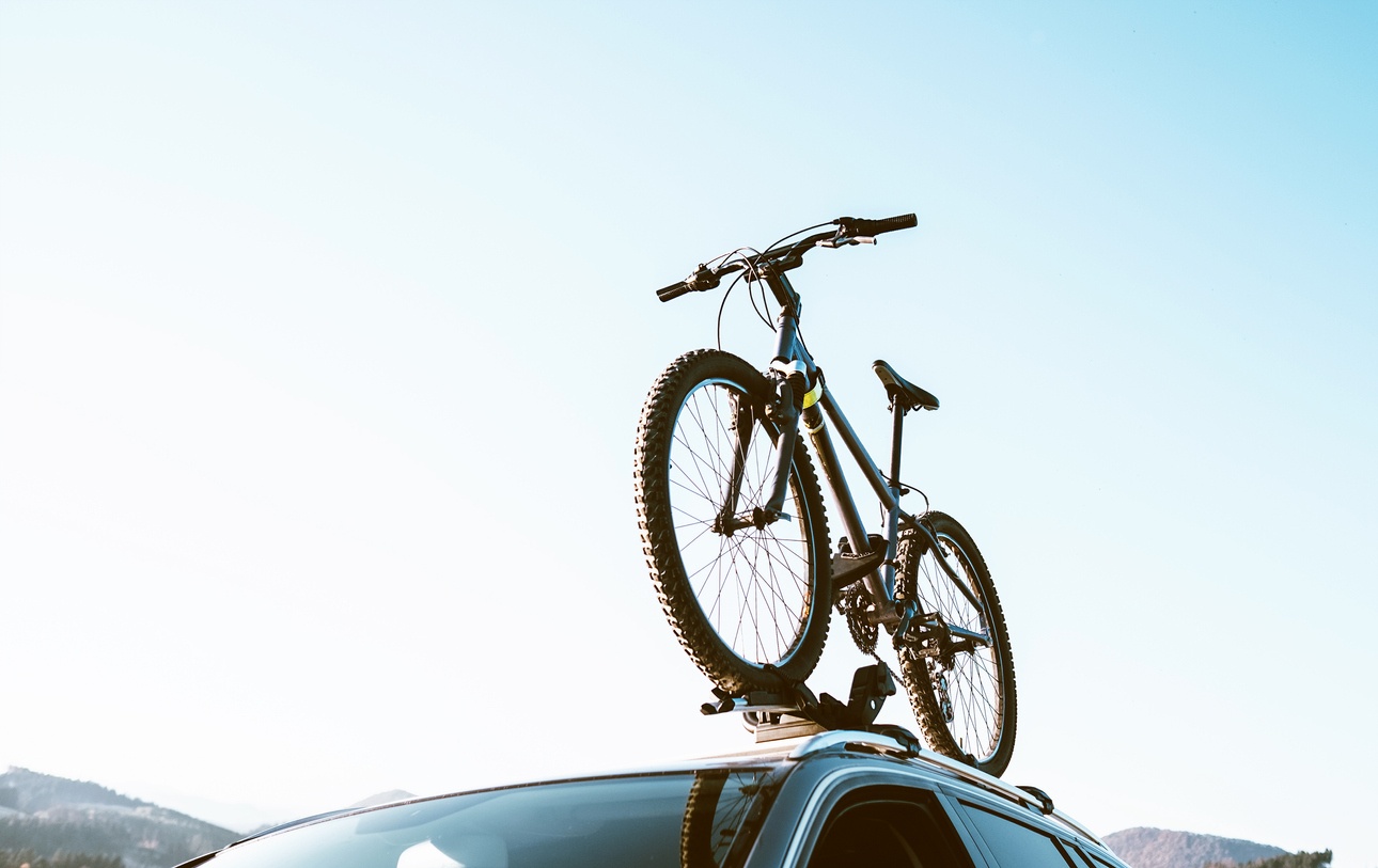 bicicleta em carro