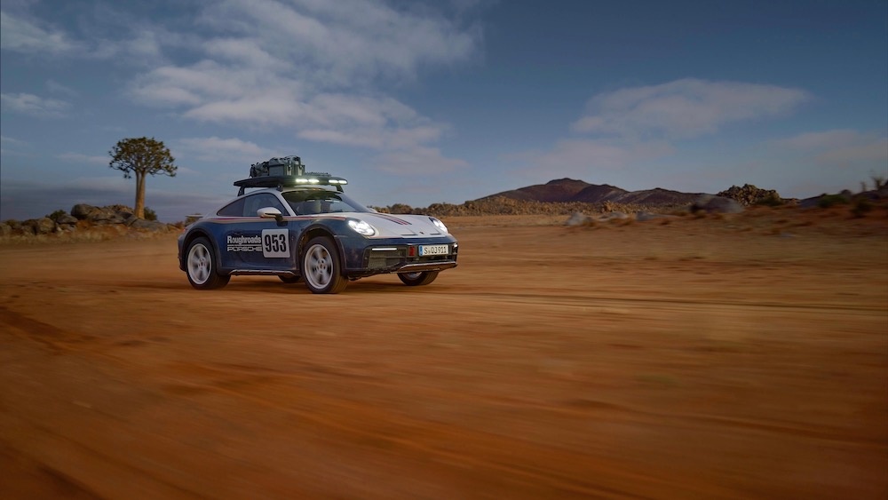 Porsche 911 dakar frente