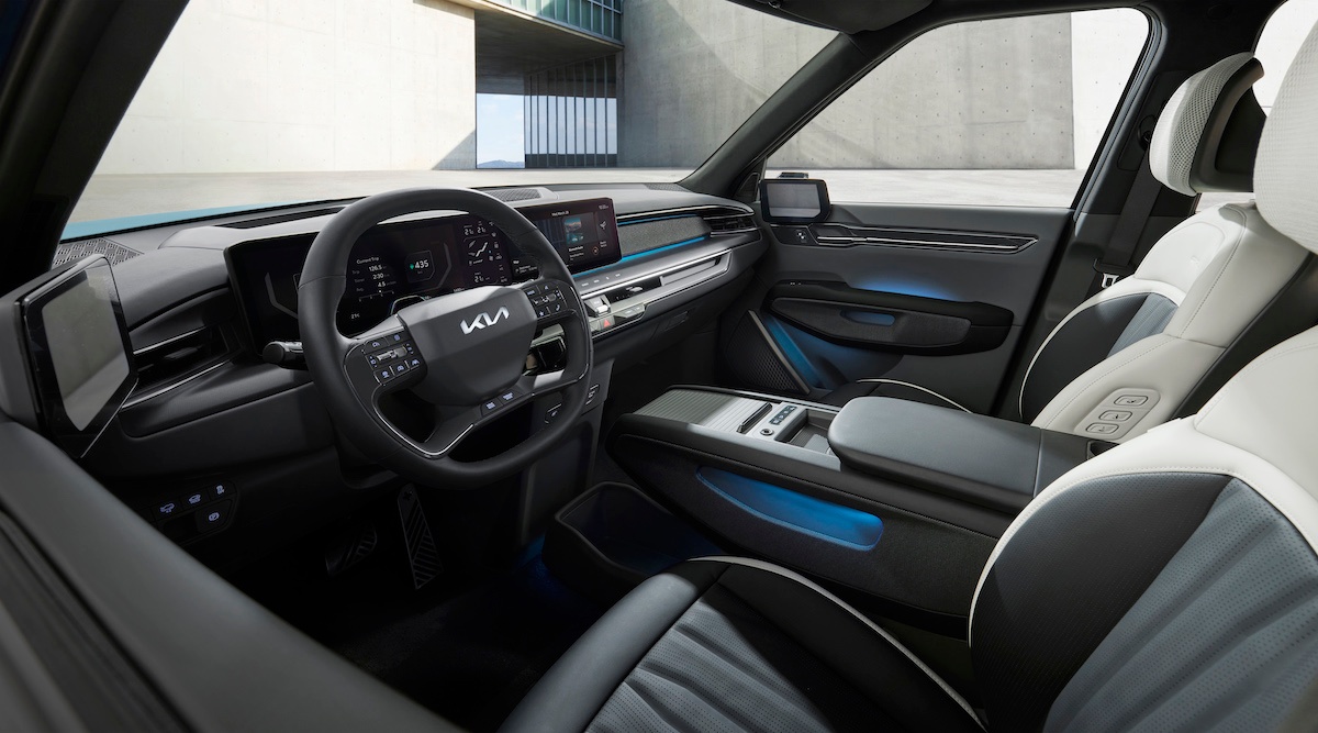 kia ev9 7 interior