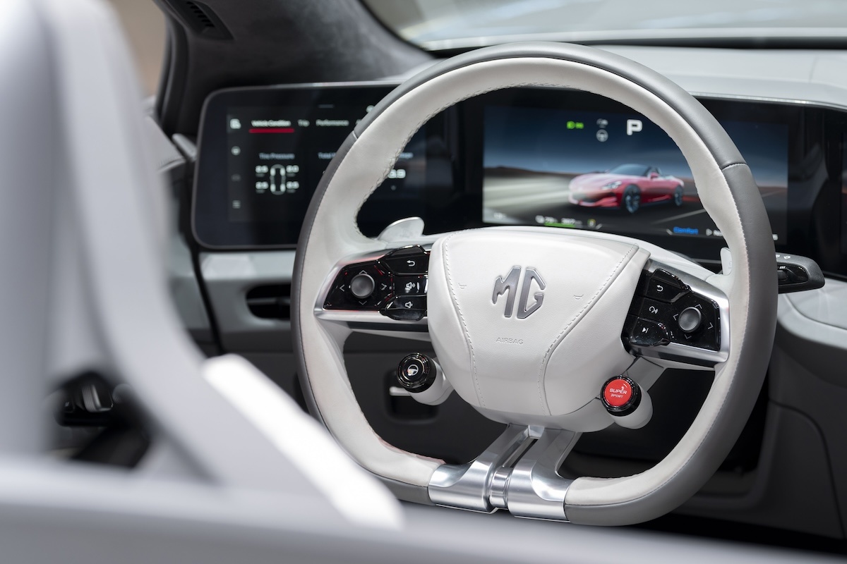 MG Cyberster interior