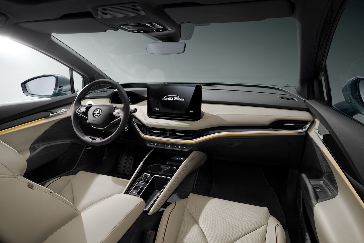 Novo Skoda Enyaq interior