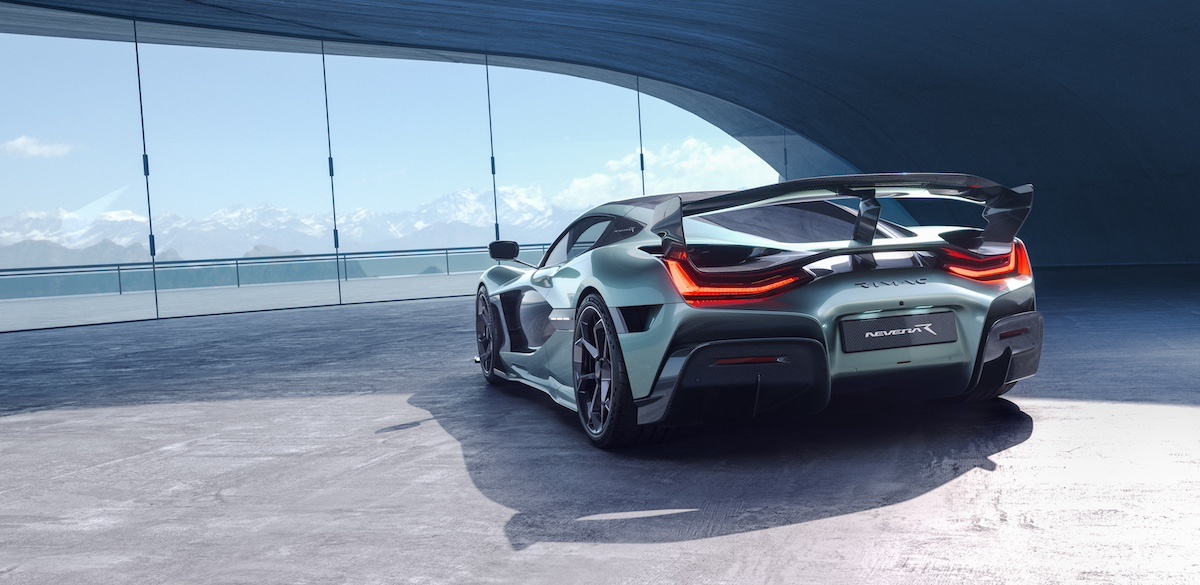 Rimac Nevera R traseira