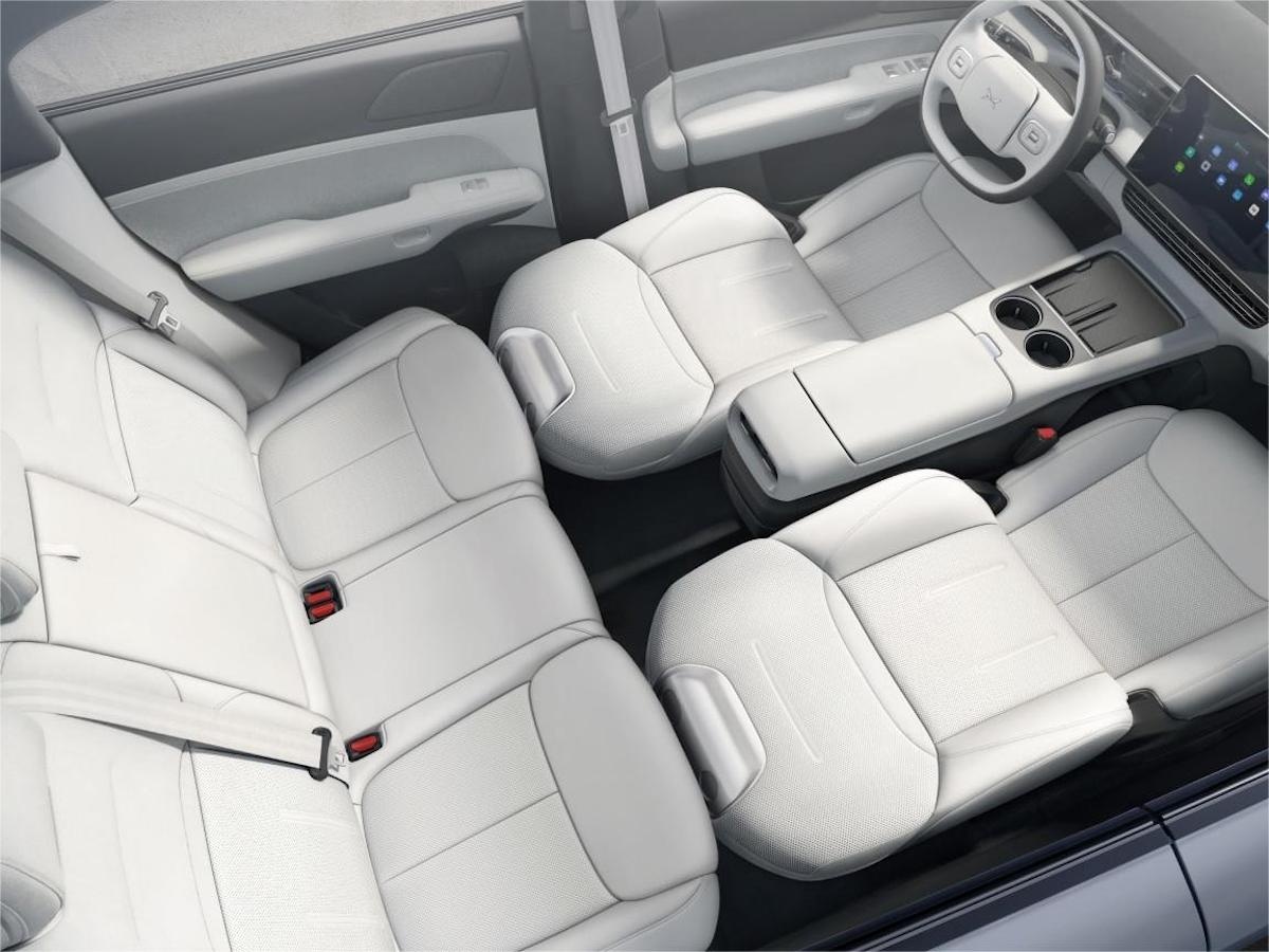 XPENG G6 bancos interior