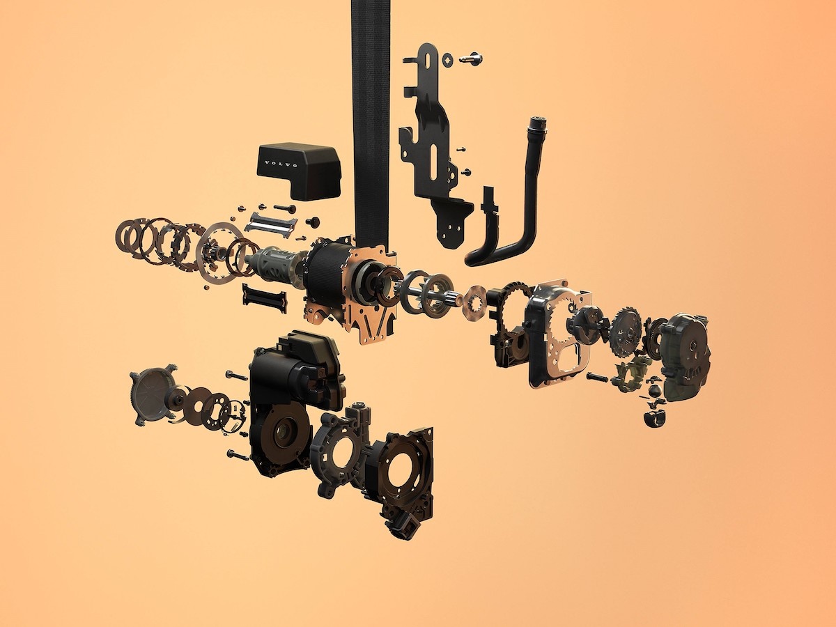 Volvo EX60 cinto segurança