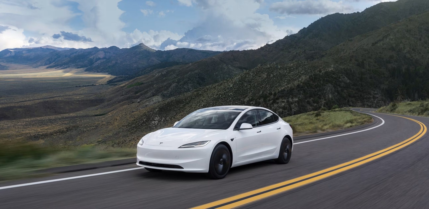 Novo Tesla model 3 branco