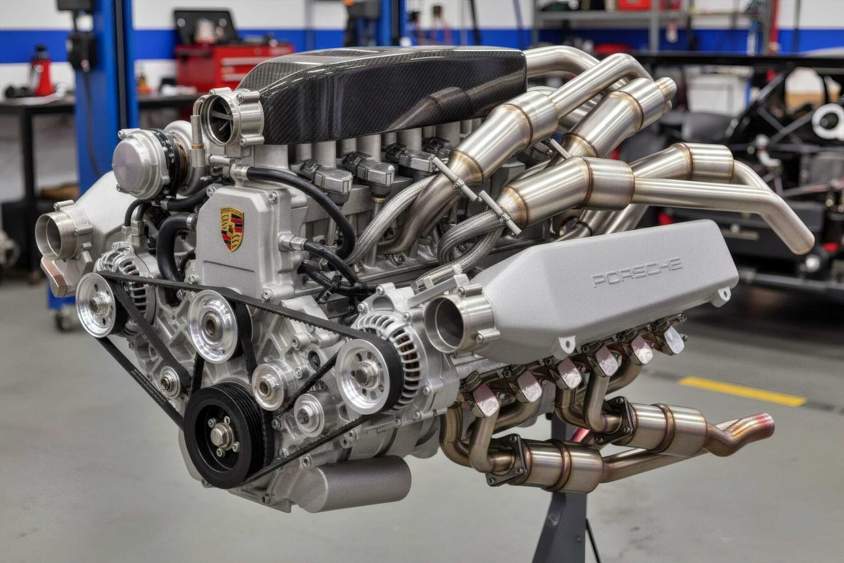 Porsche patenteia motor W18