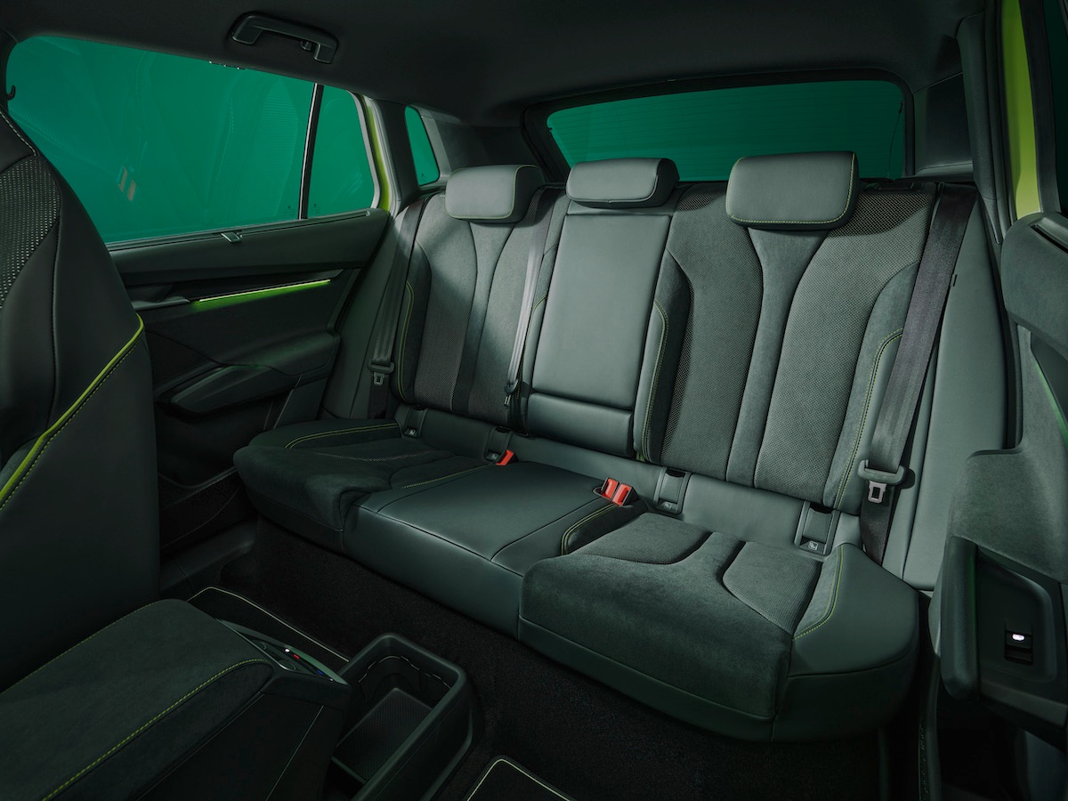 Škoda Elroq interior traseiro