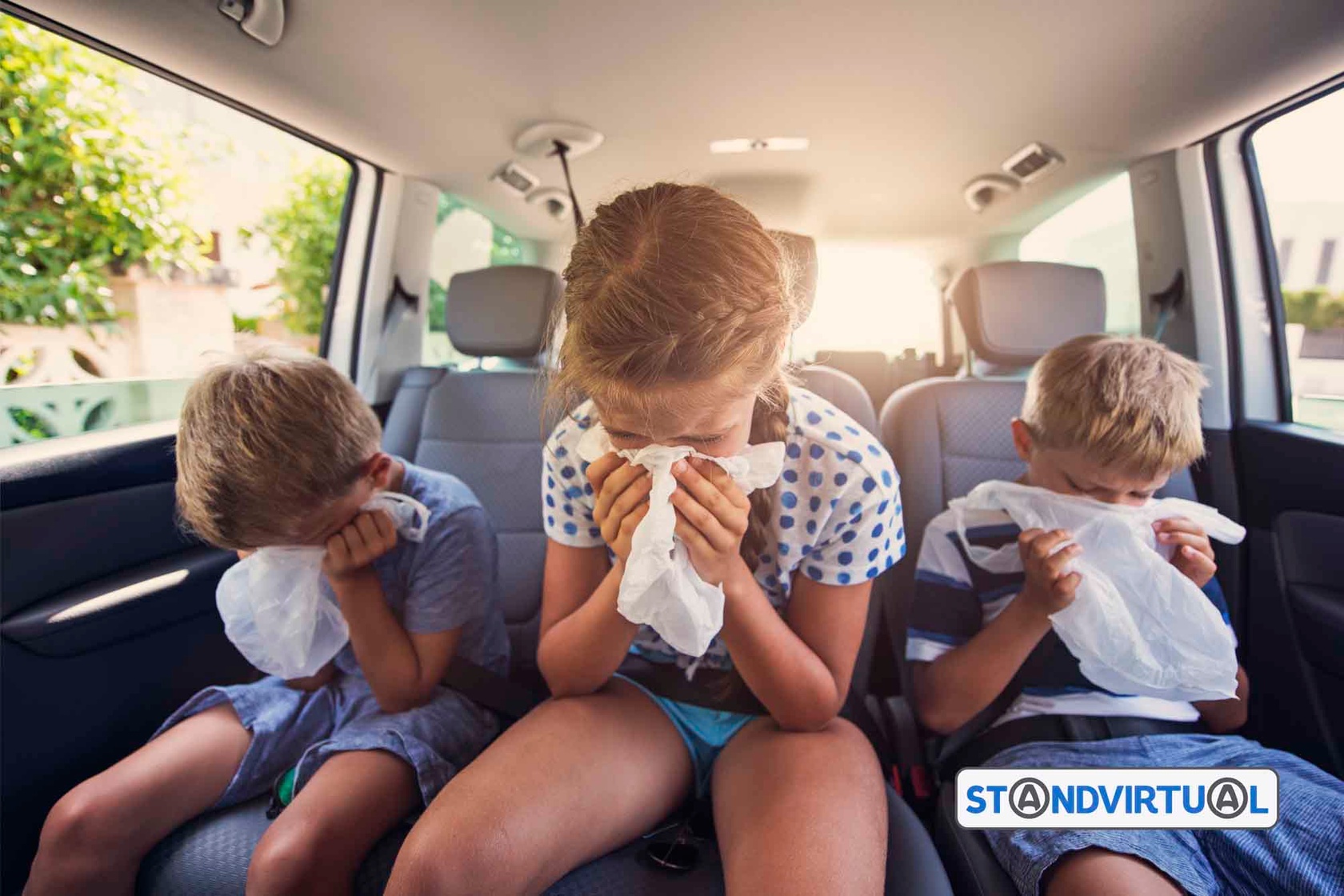 Dicas para impedir crianças enjoarem no carro