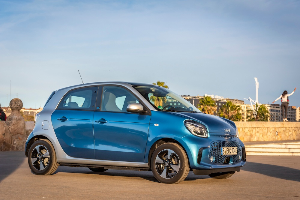 Smart forfour carro elétrico