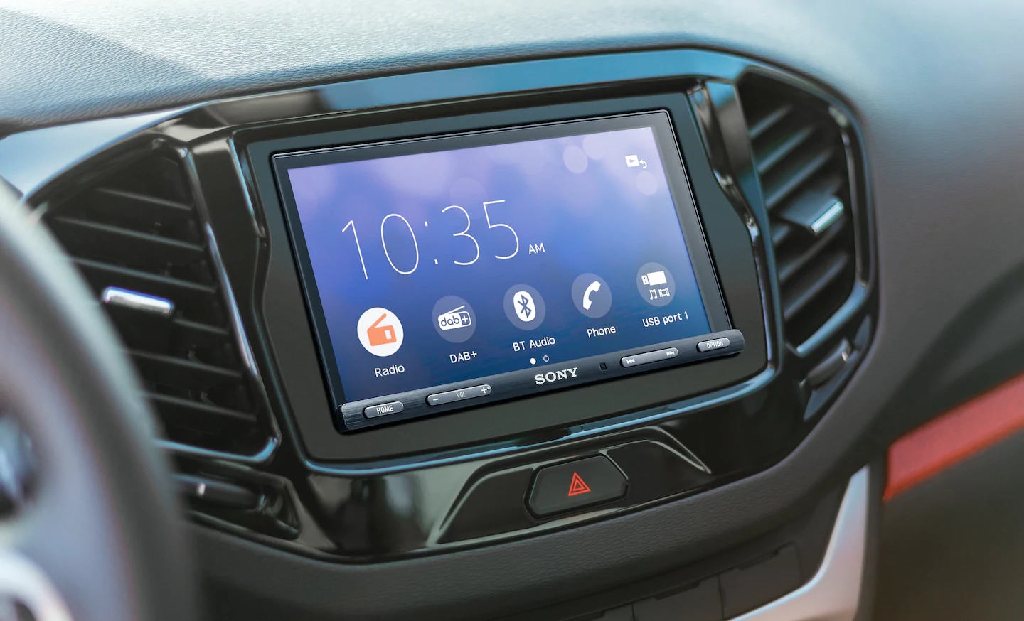 ádio Android carro Sony XAV-AX5550D