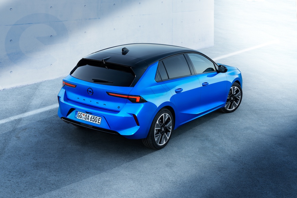 Opel Astra Electric trás