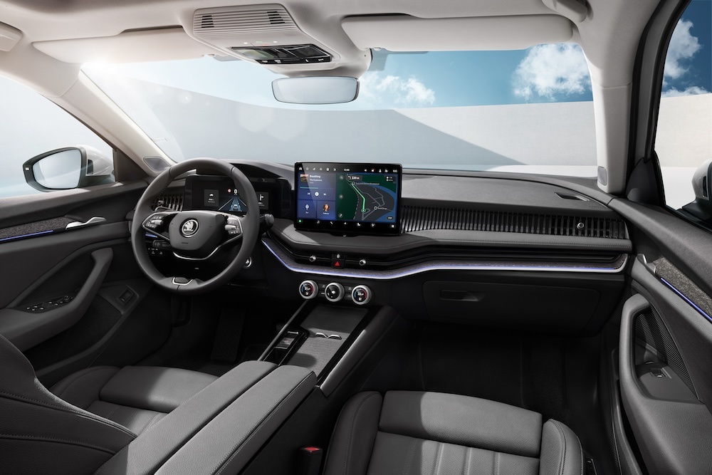Novo Skoda Superb Standvirtual interior