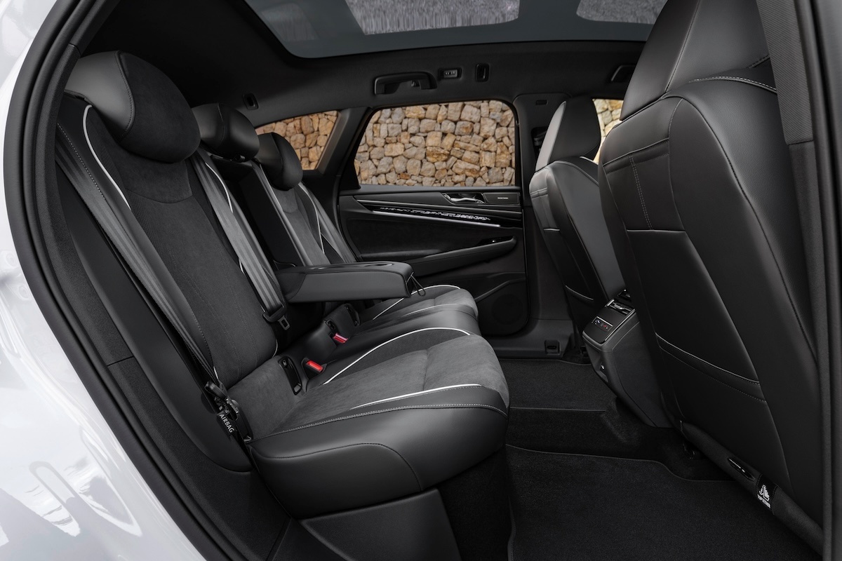 Nova Volkswagen ID.7 Tourer espaço traseiro