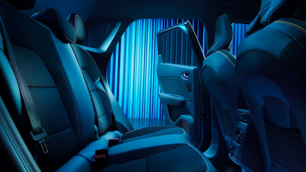 Novo Renault Symbioz bancos traseiros