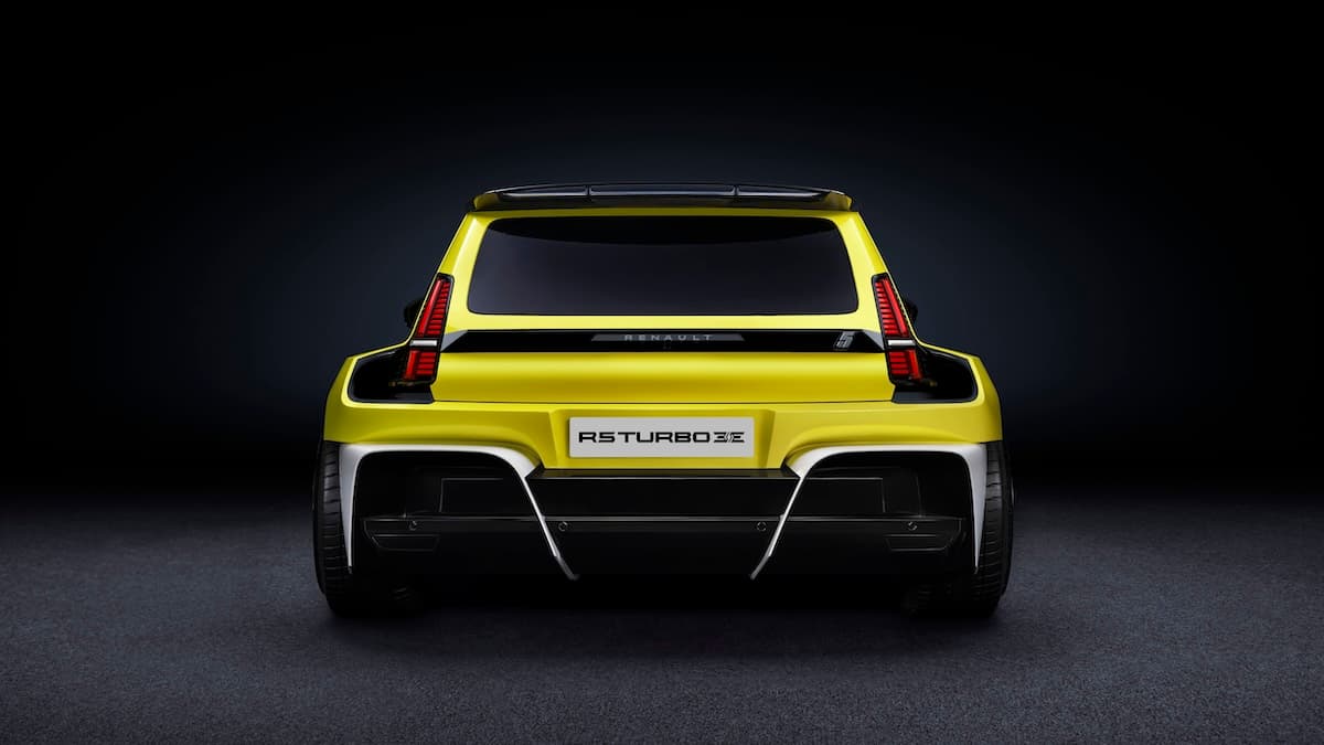 Novo Renault 5 Turbo 3E traseira