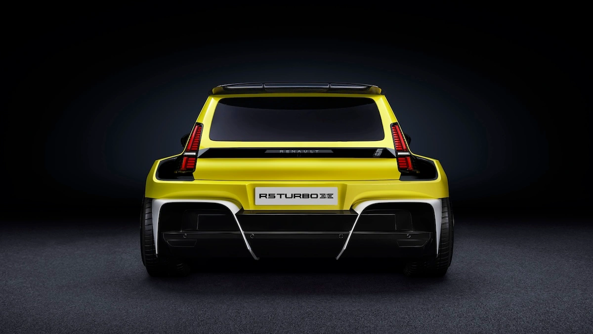 Novo Renault 5 Turbo 3E traseira