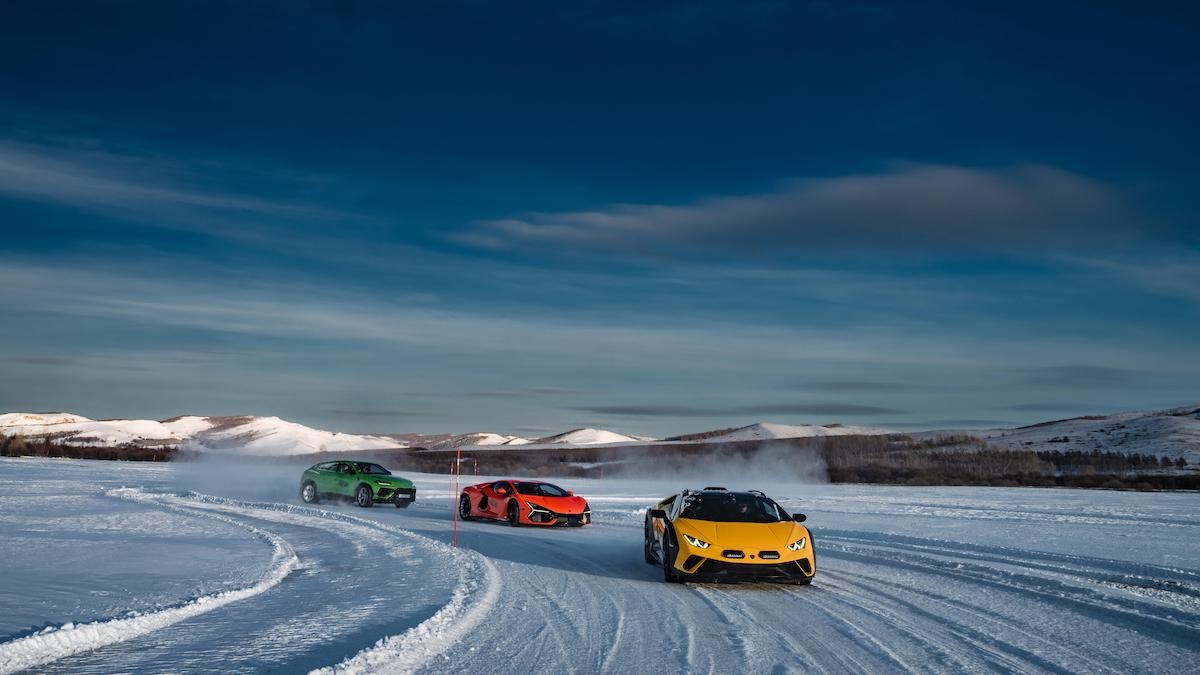 Lamborghini Esperienza Neve Mongolia