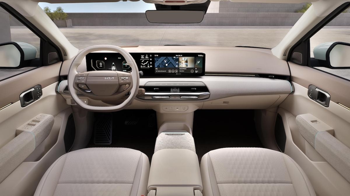 KIA EV4 interior tecnologia