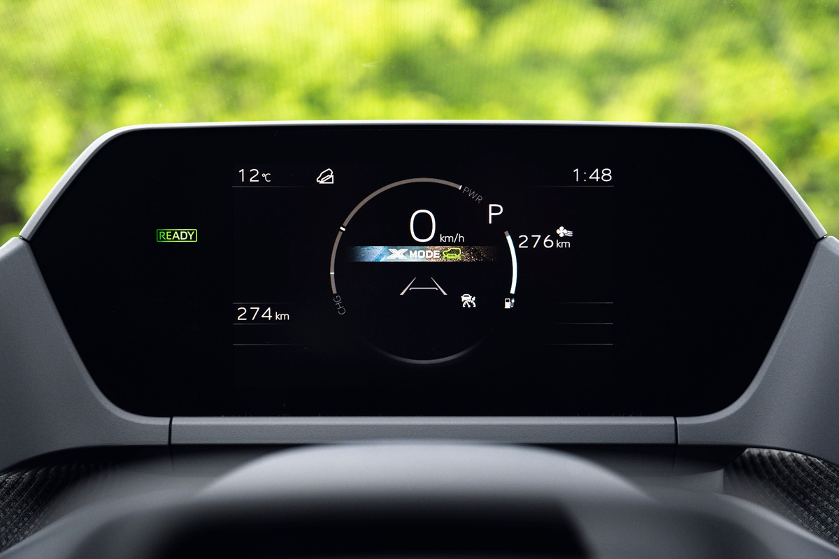 Painel de instrumentos digital do Toyota bZ4X