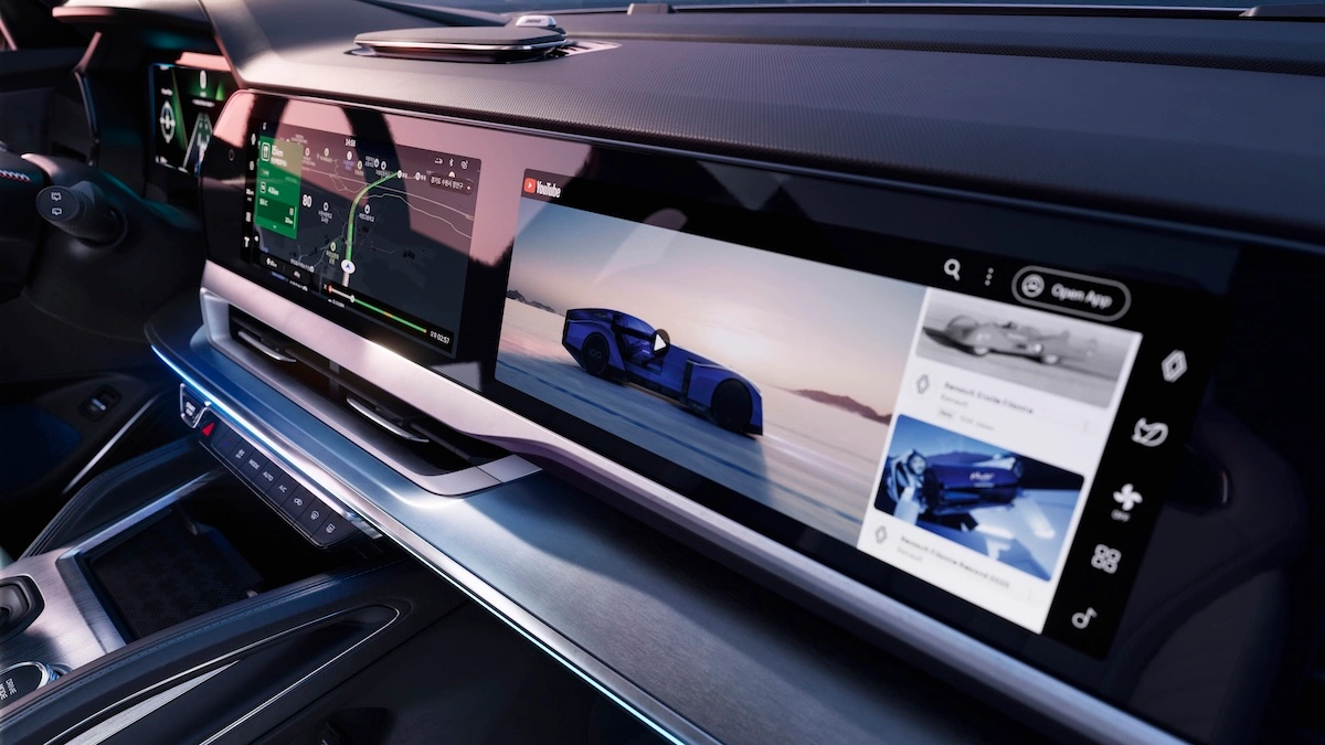 Renault Filante Esprit Alpine ecra digital