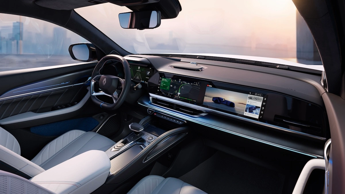 Renault Filante Esprit Alpine tecnologia interior