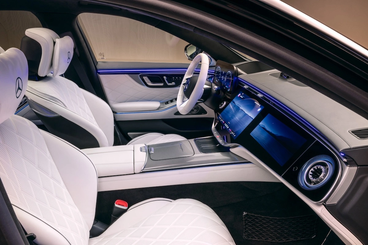 Novo Mercedes Classe S espaço frente