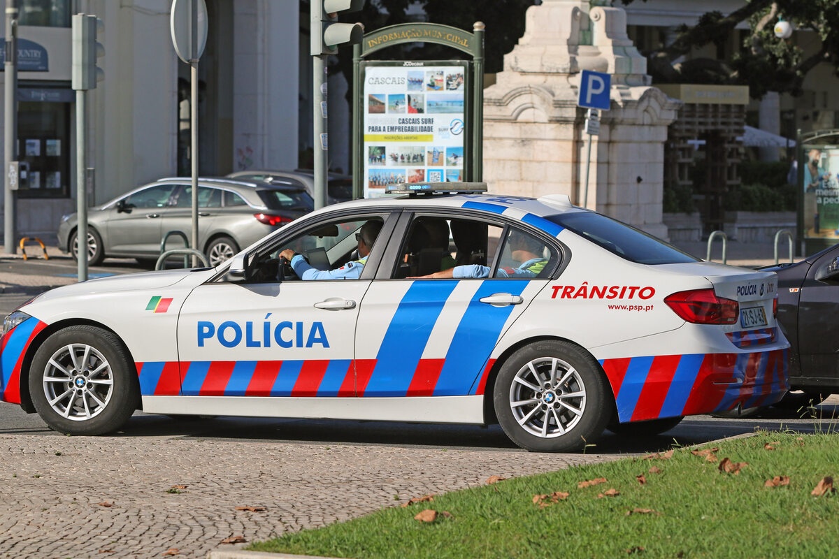 Fiscalizacao rodoviaria da policia de transito em Portugal