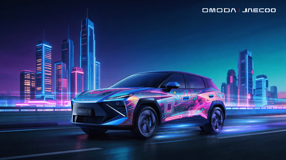 OMODA SUV com design moderno e foco digital