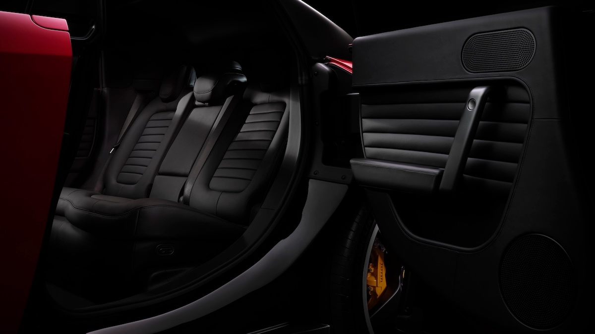 Novo ferrari eletrico luce bancos traseiros