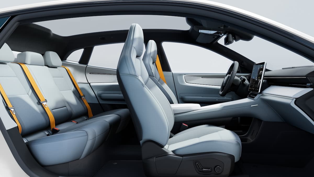 Novo Polestar 4 Standvirtual habitáculo