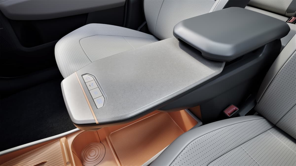 Kia EV3 pormenor interior