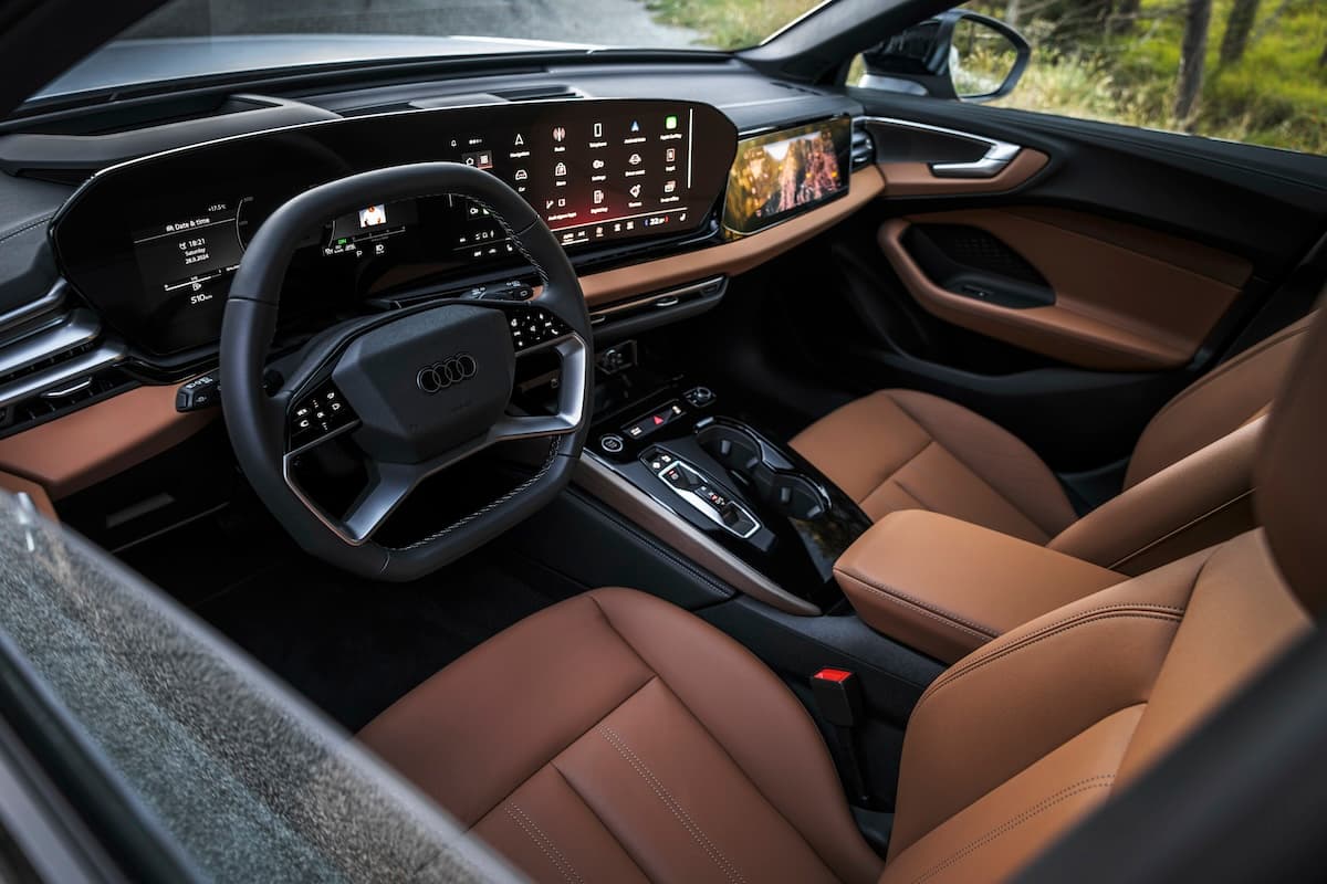 Novo Audi A5 Avant interior castanho