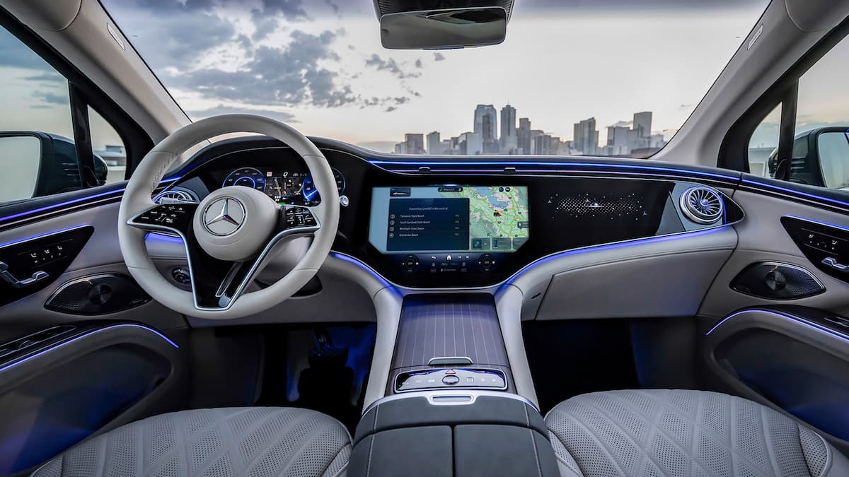 Mercedes-Benz AI Google navegacao automovel