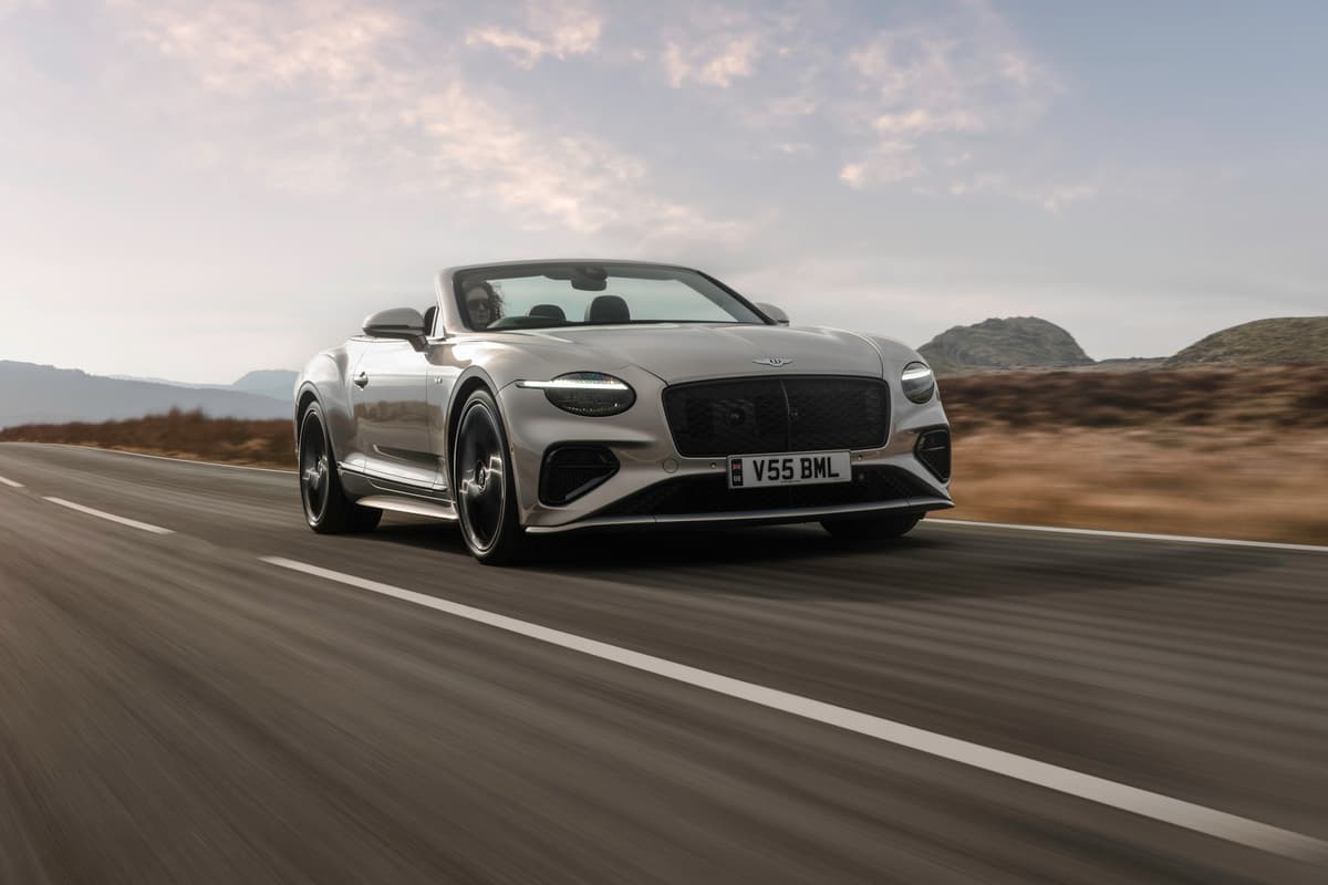 Bentley Continental GTC Speed prateado