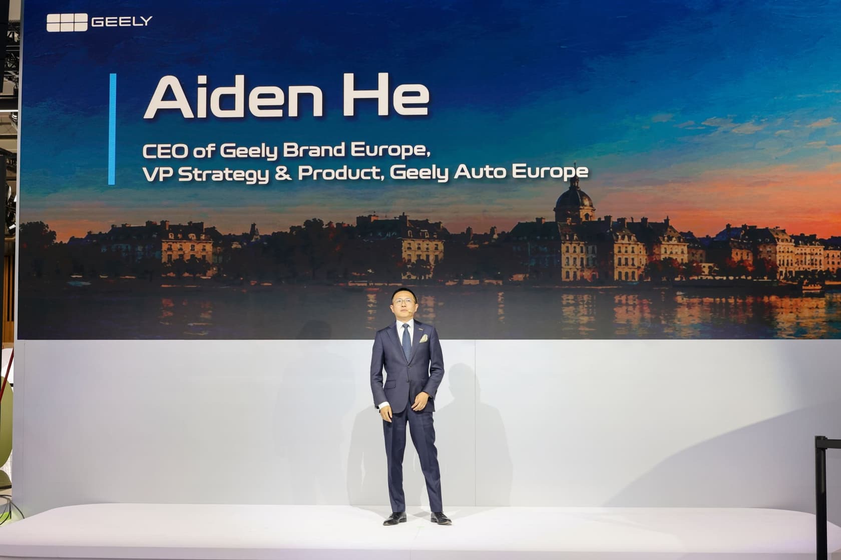 Aiden he diz que o monjaro em i e a restante gama marcam uma nova etapa de crescimento da geely na europa