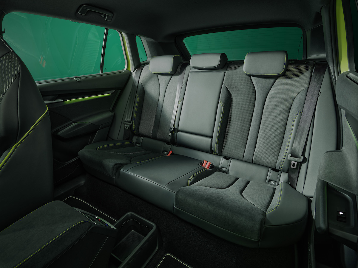 Škoda Elroq interior traseiro