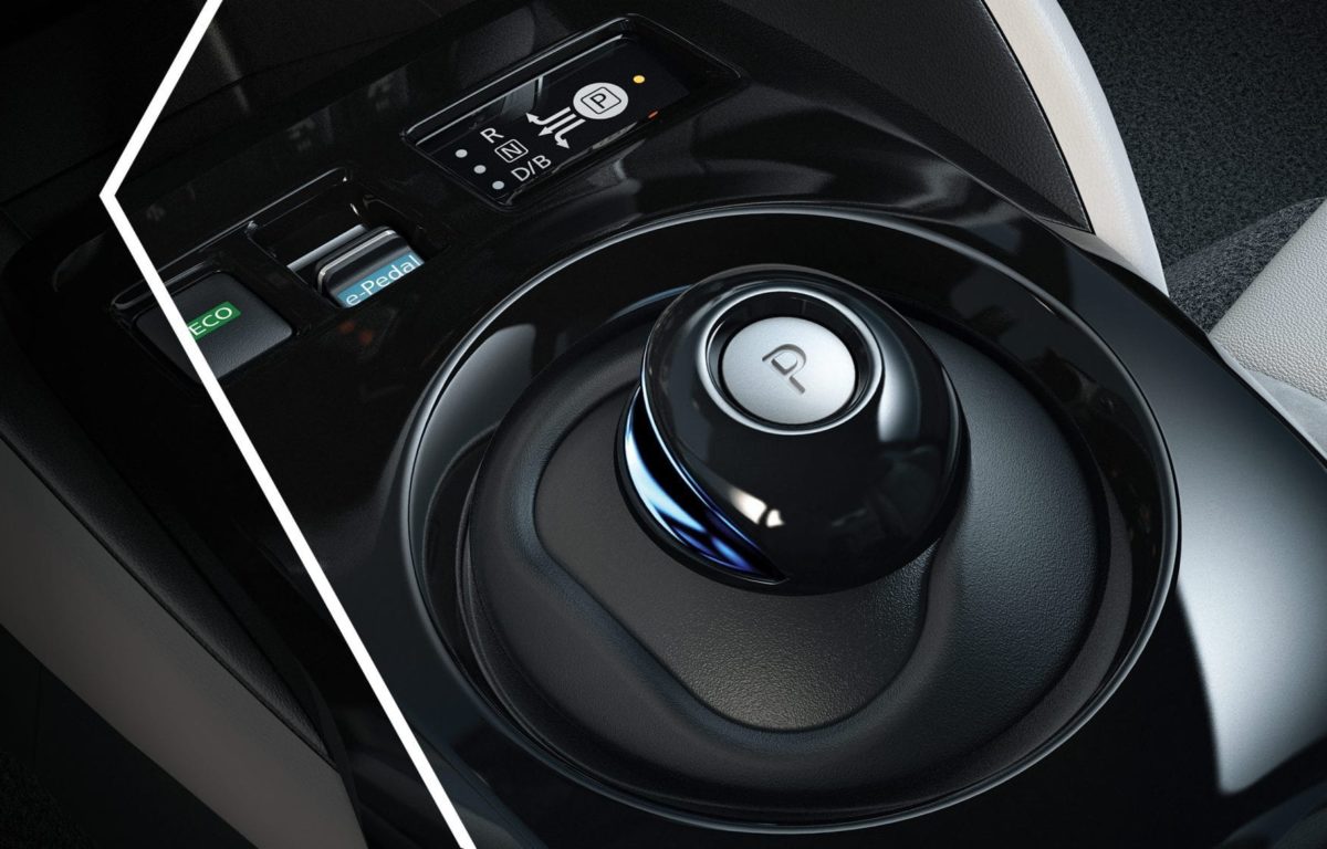Manípulo do novo nissan leaf