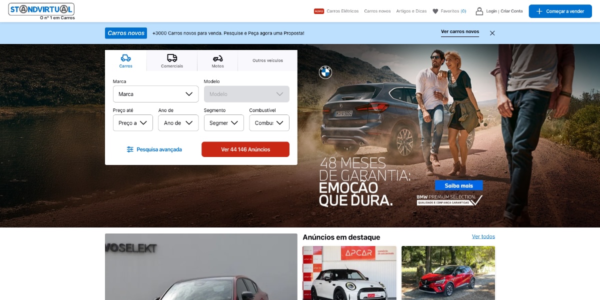 Valor carro usado standvirtual