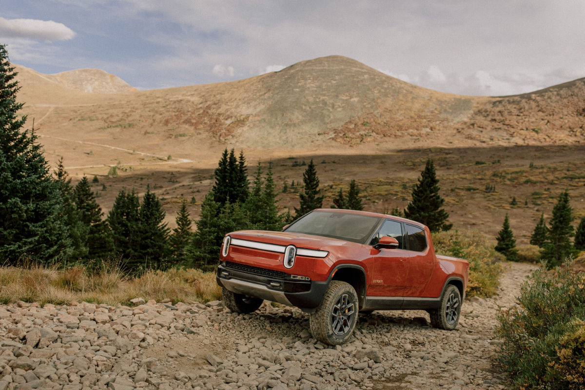 Rivian pick up eletrica