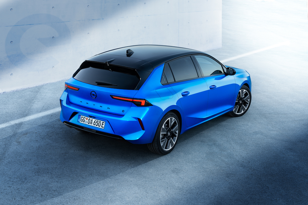 Opel Astra Electric trás