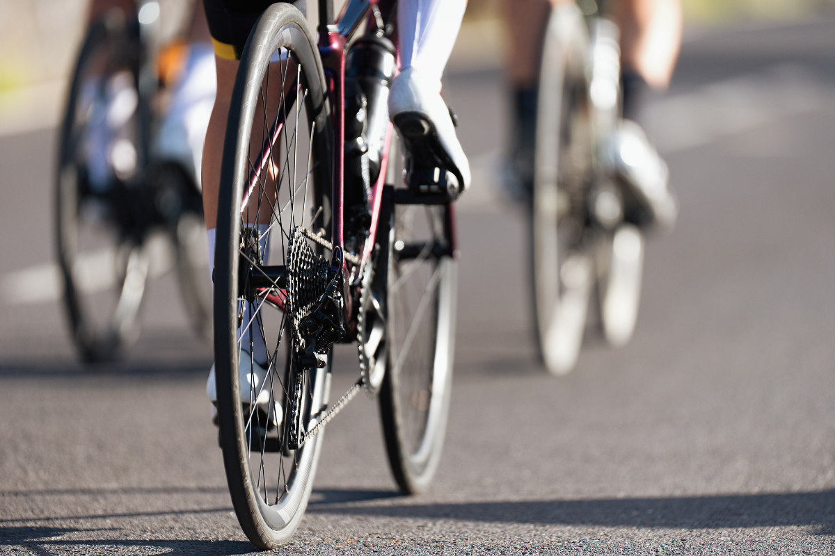 Guia conduzir bicicleta estrada