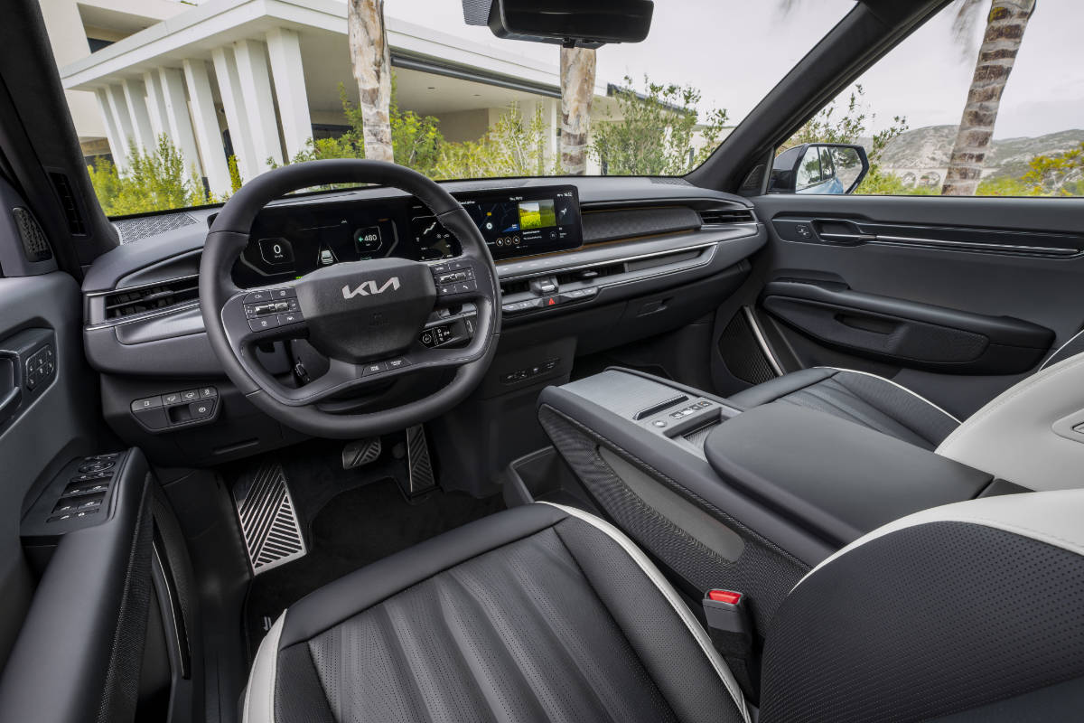 KIA EV9 SUV elétrico interior