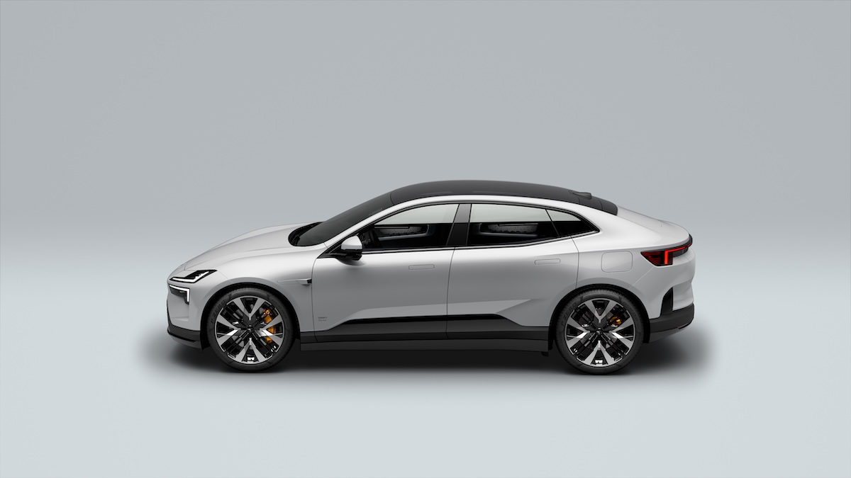 Novo Polestar 4 Standvirtual lateral