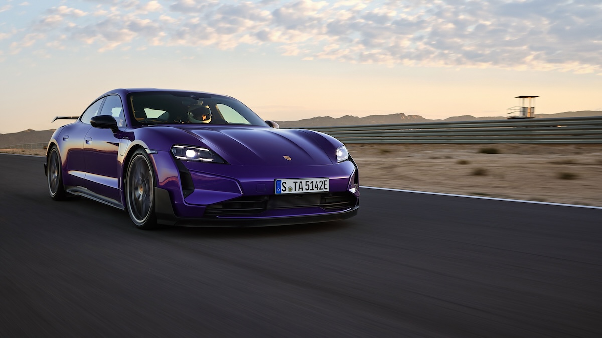 Novo Porsche Taycan Turbo GT pista